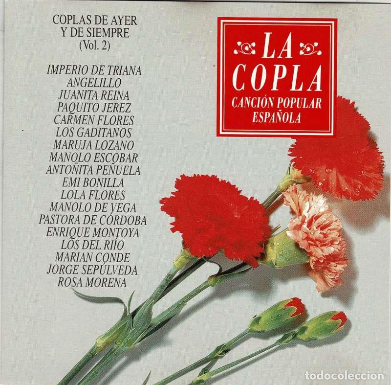 CDs de m&uacute;sica: Coplas de Ayer y de Siempre Vol. 2. CD
