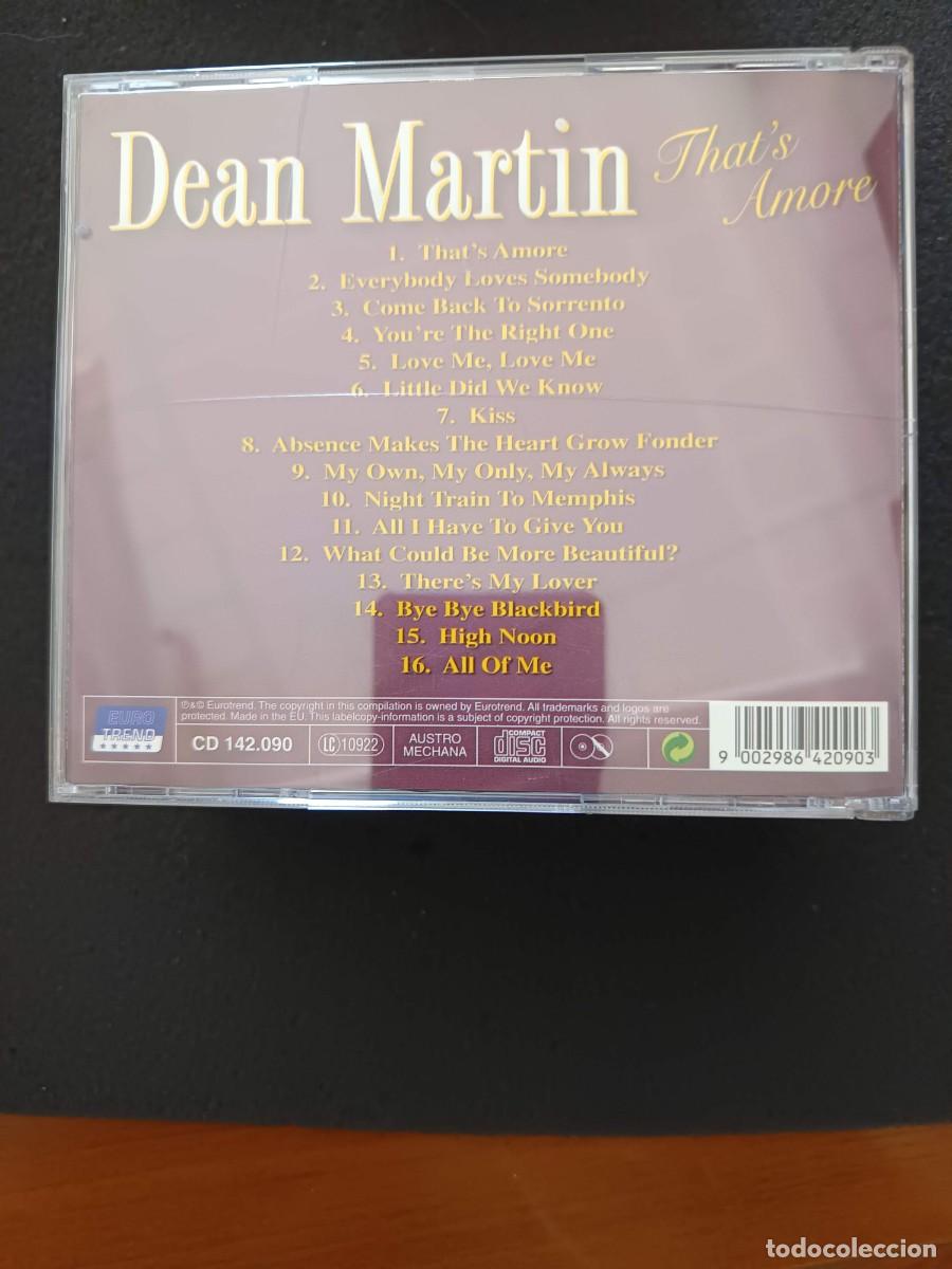 CDs de m&uacute;sica: DEAN MARTIN. THATS AMORE - Foto 2