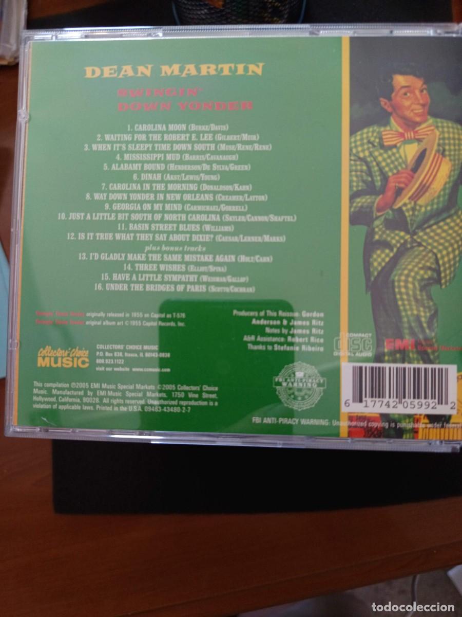 CDs de m&uacute;sica: DEAN MARTIN. SWINGIN DOWN YONDER - Foto 2