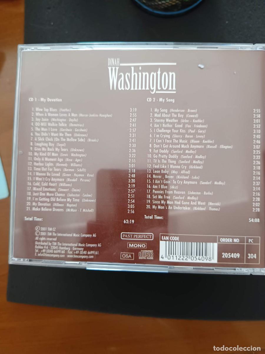 CDs de m&uacute;sica: 2 CD. DINA WASHINGTON. MY DEVOTION - Foto 2