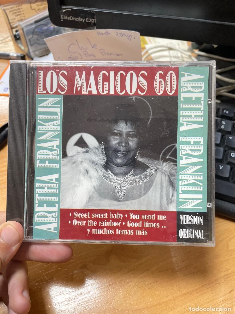 CDs de m&uacute;sica: Los m&aacute;gicos 60 aretha franklin CD