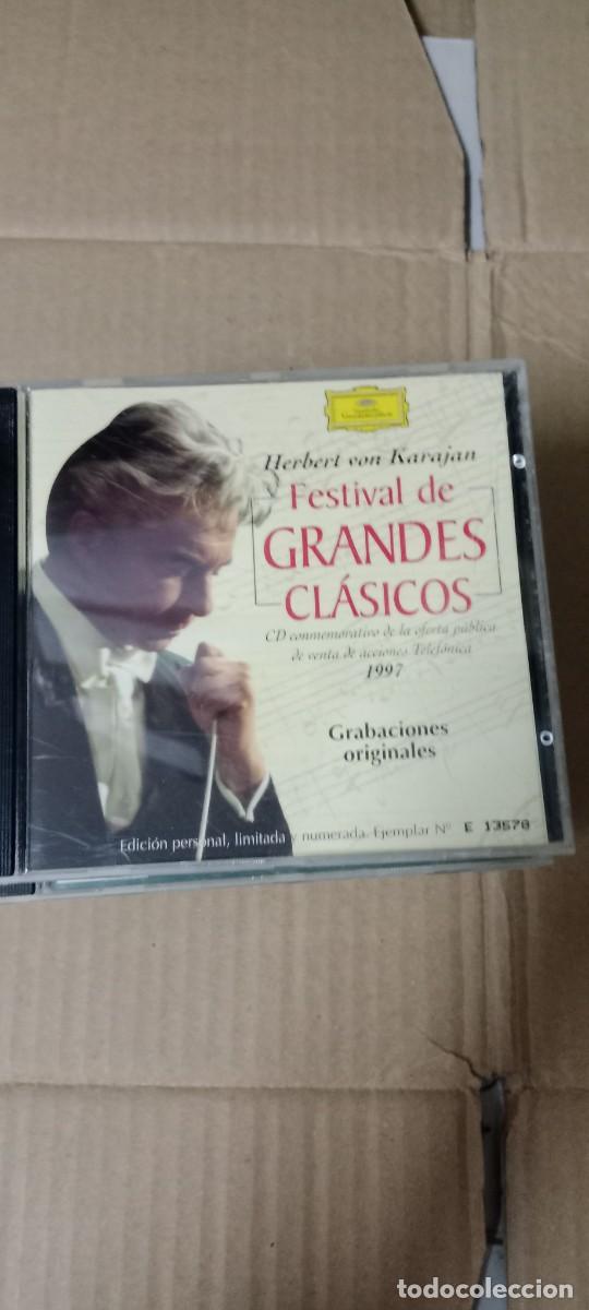 CDs de m&uacute;sica: FESTIVAL GRANDES CLASICOS CD MUSICA G-4