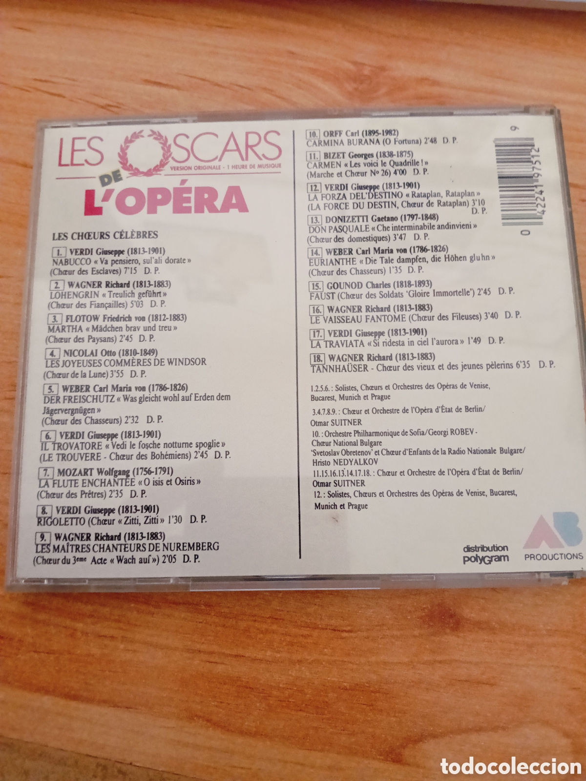 CDs de m&uacute;sica: CD Les Oscars de l&acute;Opera - Foto 3