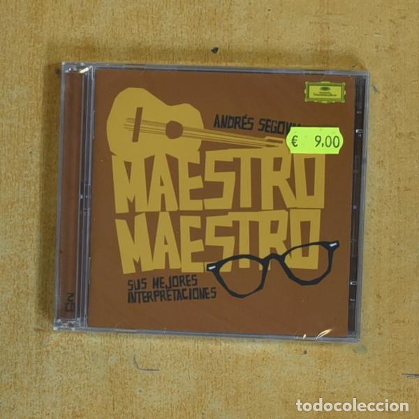 CDs de m&uacute;sica: ANDRES SEGOVIA - MAESTRO MAESTRO SUS MEJORES INTERPRETACIONES - CD