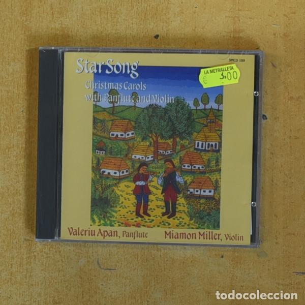 CDs de m&uacute;sica: VALERIU APAN / MIAMON MILER - STAR SONG CHRISTMAS CAROLS WITH PANFLUTE AND VIOLIN - CD