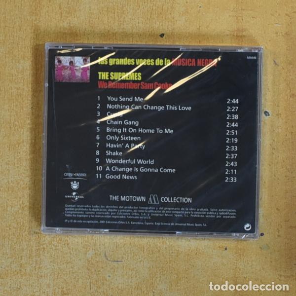 CDs de m&uacute;sica: THE SUPREMES - WE REMEMBER SAM COOKE - CD - Foto 2