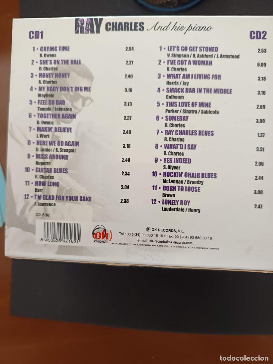 CDs de m&uacute;sica: 2CD BOX. RAY CHARLES AND HIS PIANO - Foto 2
