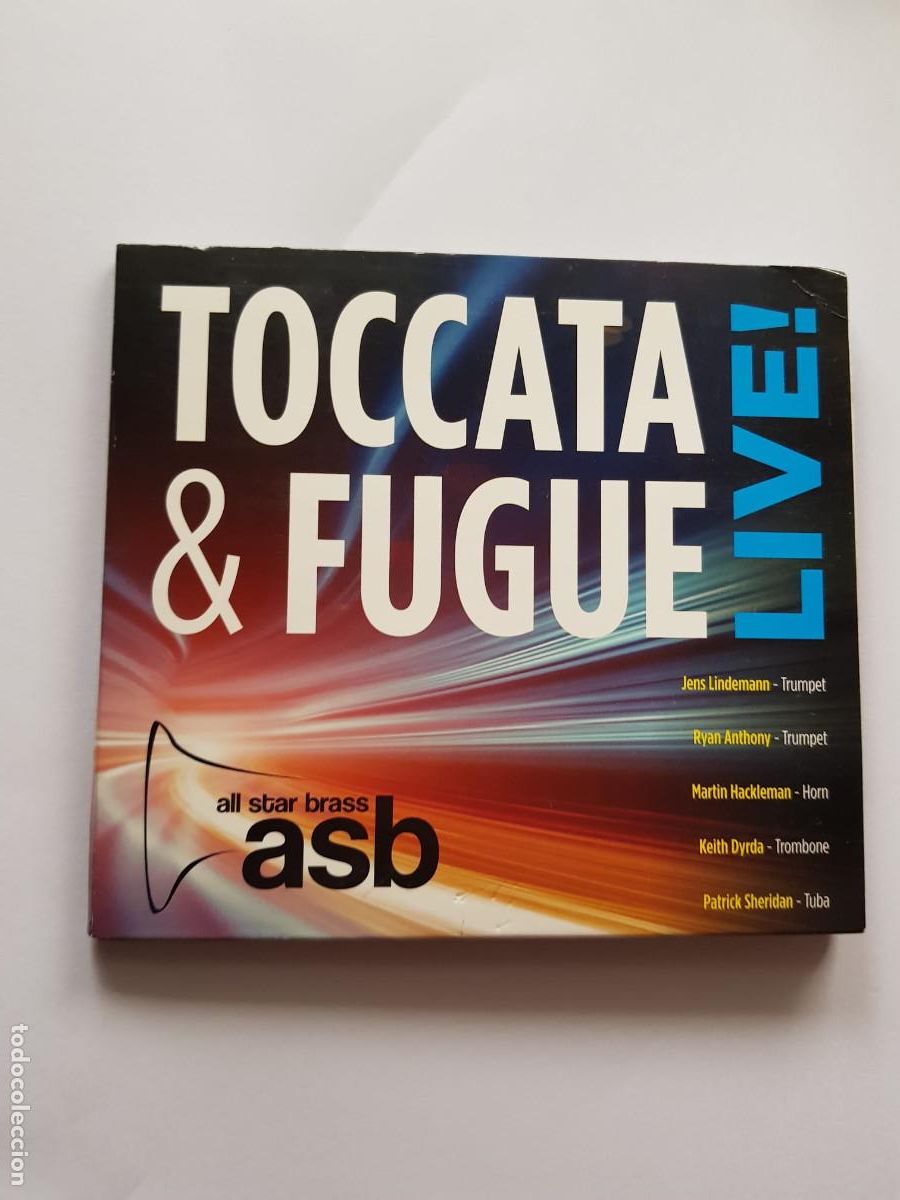 CDs de m&uacute;sica: TOCCATA & FUGUE-LIVE