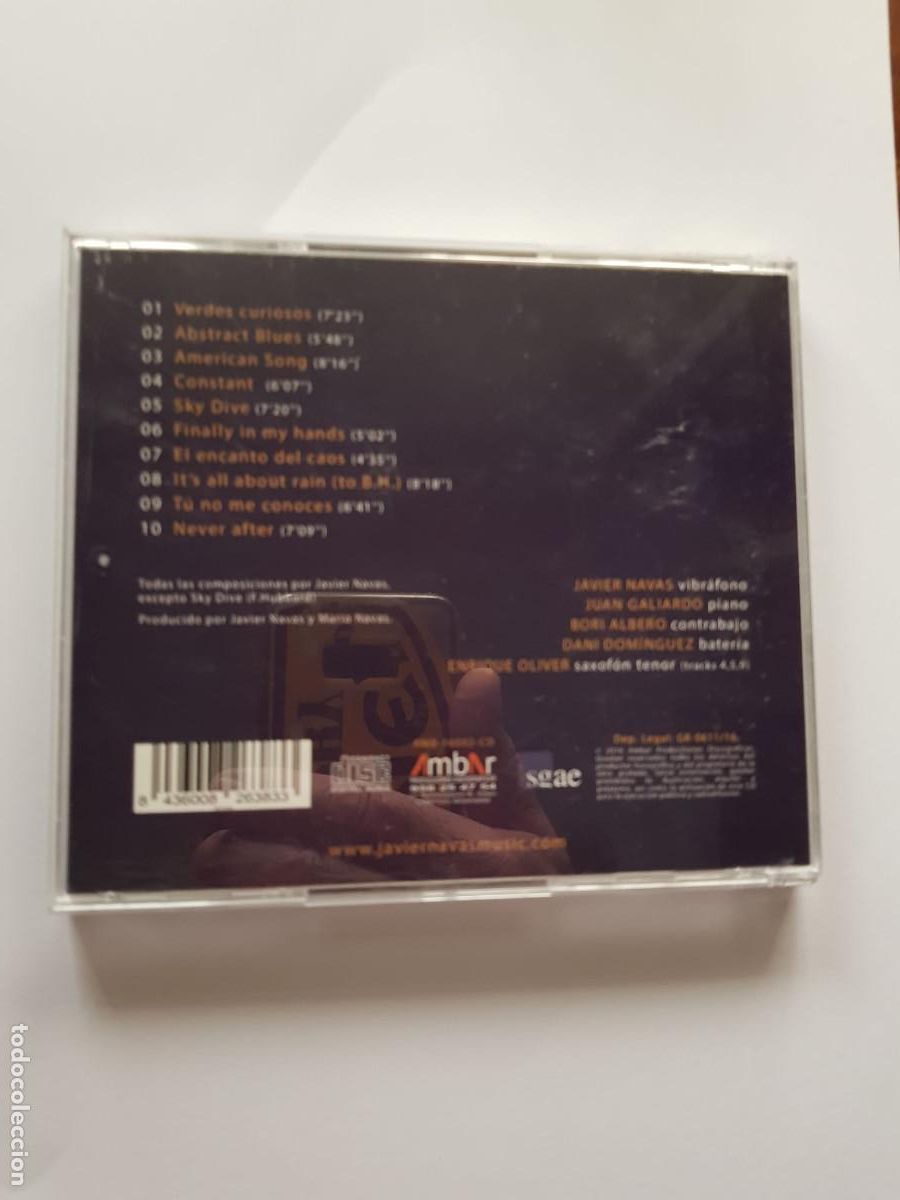 CDs de m&uacute;sica: JAVIER NAVAS QUARTET-FINALLY IN MY HANDS - Foto 2