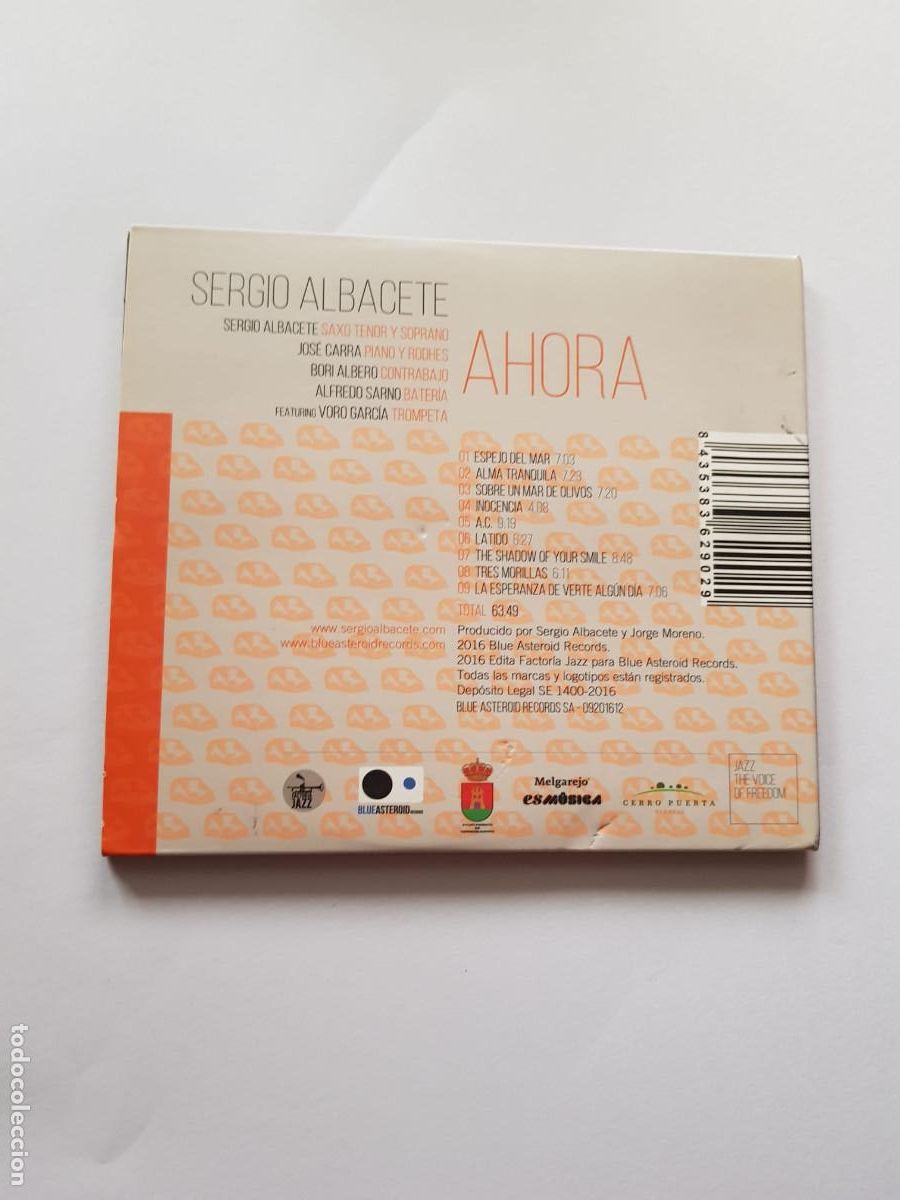 CDs de m&uacute;sica: SERGIO ALBACETE- AHORA - Foto 2