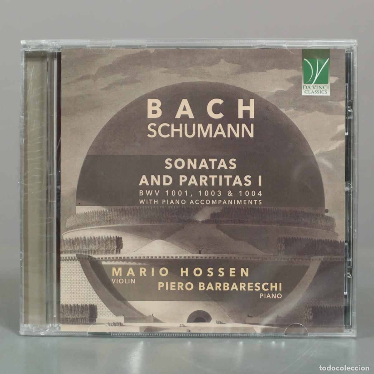 CDs de m&uacute;sica: CD. Bach, Schumann - Sonatas and Partitas I - Mario Hossen, Piero Barbareschi . PRECINTADO