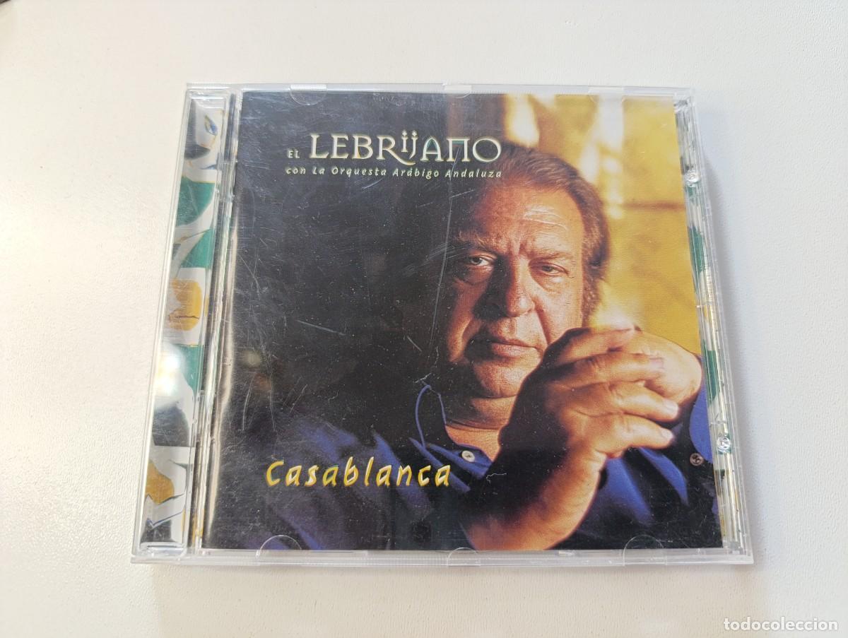 CDs de m&uacute;sica: EL LEBRIJANO CON LA ORQUESTA AR&Aacute;BICA ANDALUZA 'Casablanca' CD &Aacute;lbum 1998 Juan Pe&ntilde;a Diego Carrasco