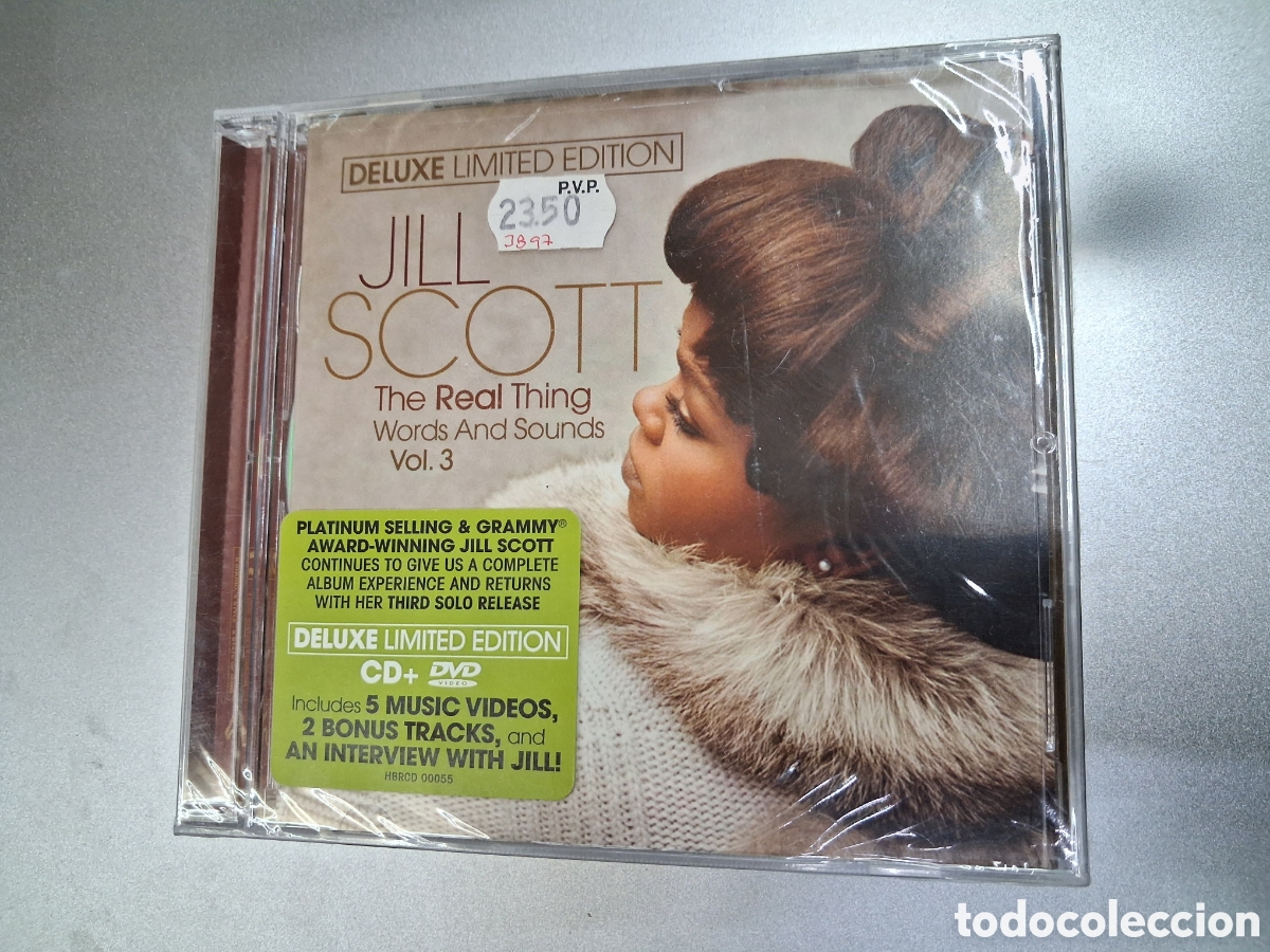 CDs de m&uacute;sica: CD JILL SCOTT THE REAL THINGS VOL 3