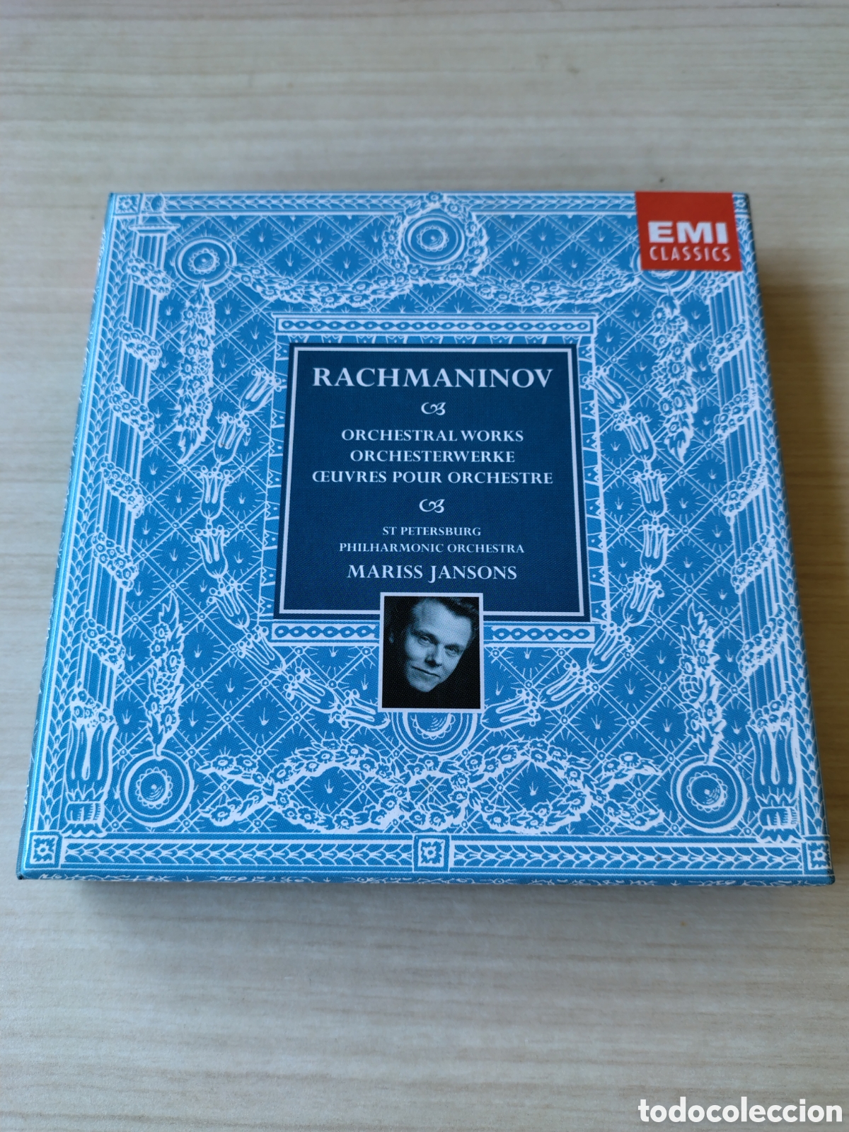 CDs de m&uacute;sica: RACHMANINOV ORCHESTRAL WORKS 6CD BOX LIBRETO 40 PGS ( 2002 EMI ) MARISS JANSONS MIKHAIL RUDY