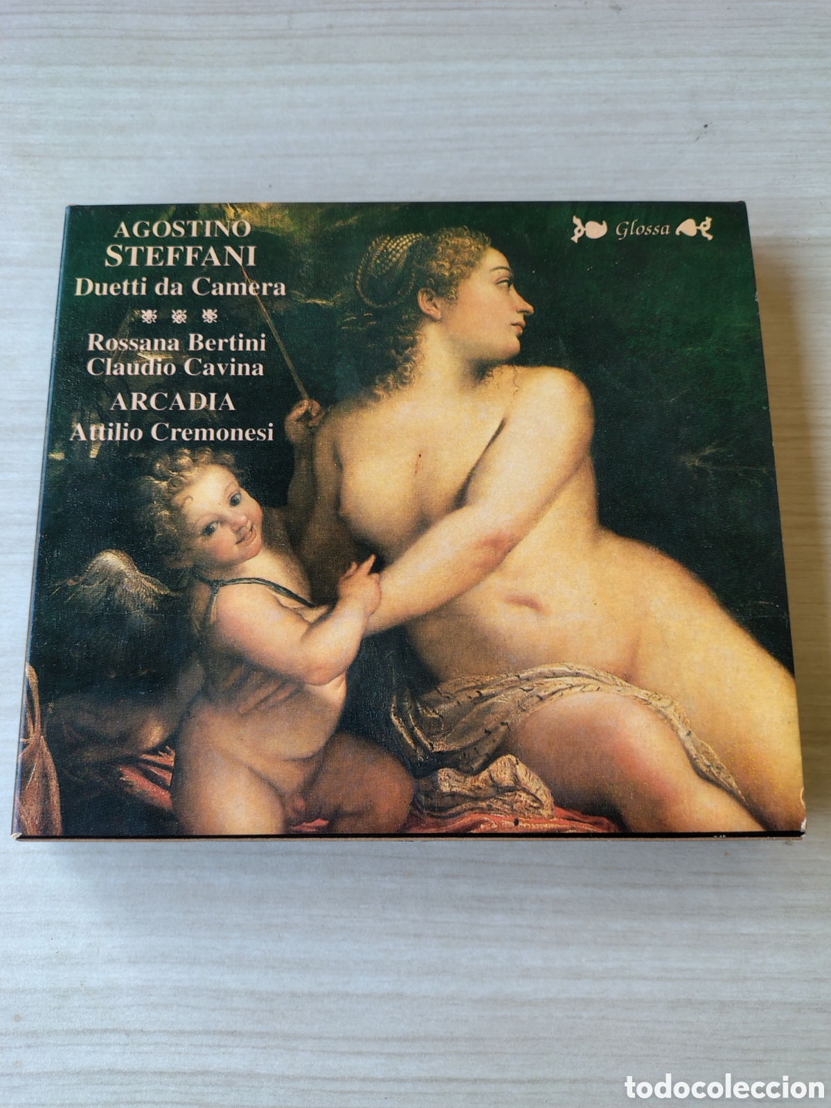 CDs de m&uacute;sica: AGOSTINO STEFFANI Duetti da Camera ( 1994 GLOSSA ) ROSSANA BERTINI CLAUDIO CAVINA LIBRETO 60 PGS