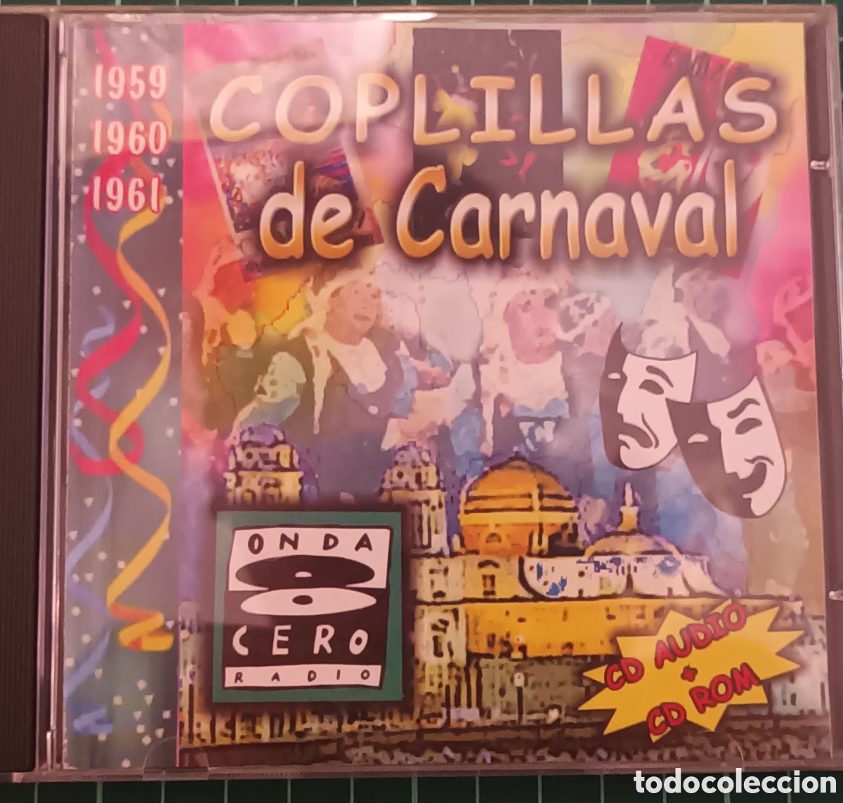 CDs de m&uacute;sica: coplas del Carnaval de C&aacute;diz correspondientes a los a&ntilde;os 1959, 1960 y 1961