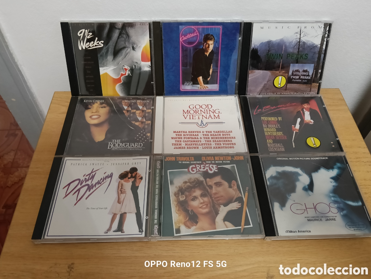 CDs de m&uacute;sica: Lote 9 cd De Bandas Sonoras Originales