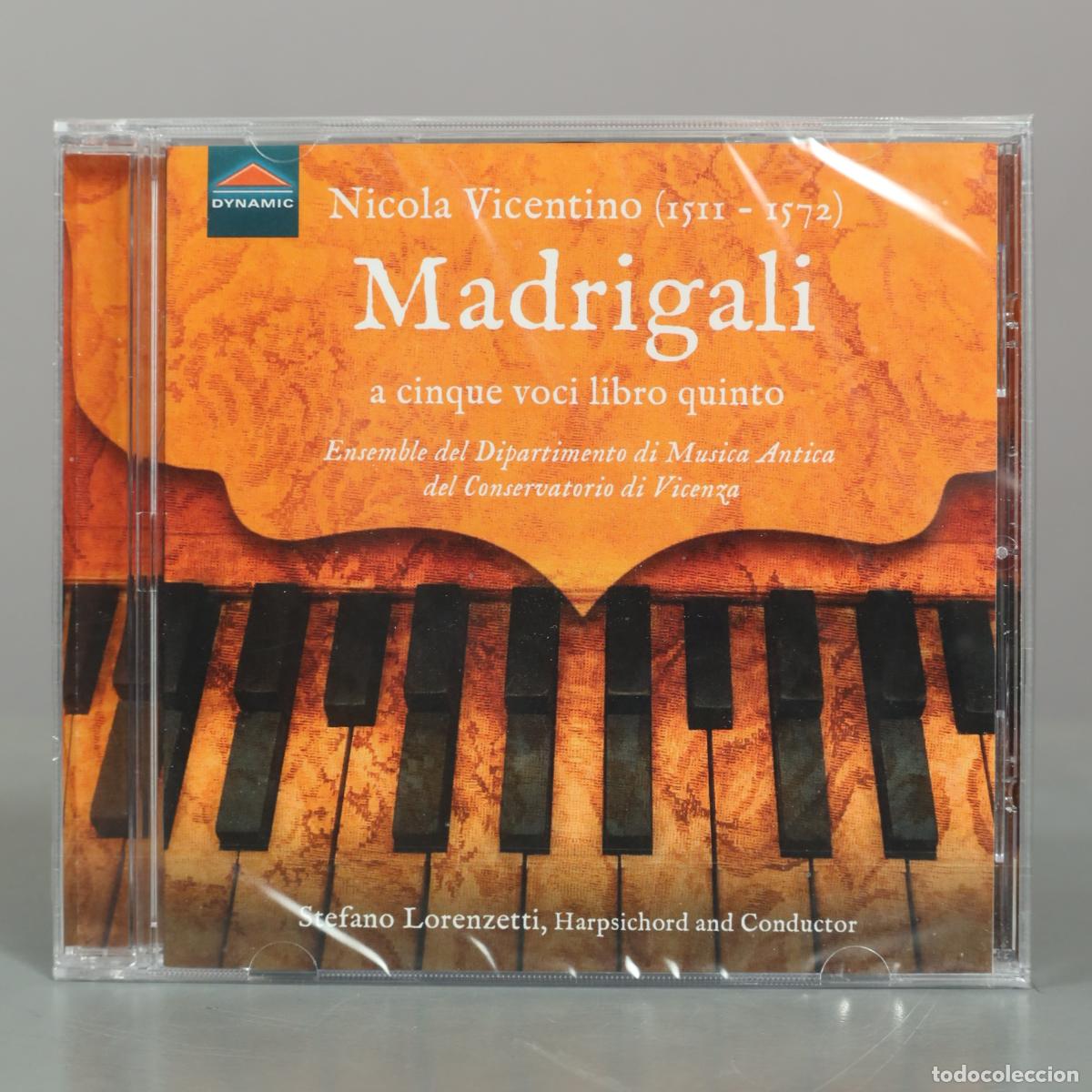 CDs de m&uacute;sica: CD. Madrigali a cinque voci libro quinto - Nicola Vicentino - Ensemble del Dipartimento . PRECINTADO