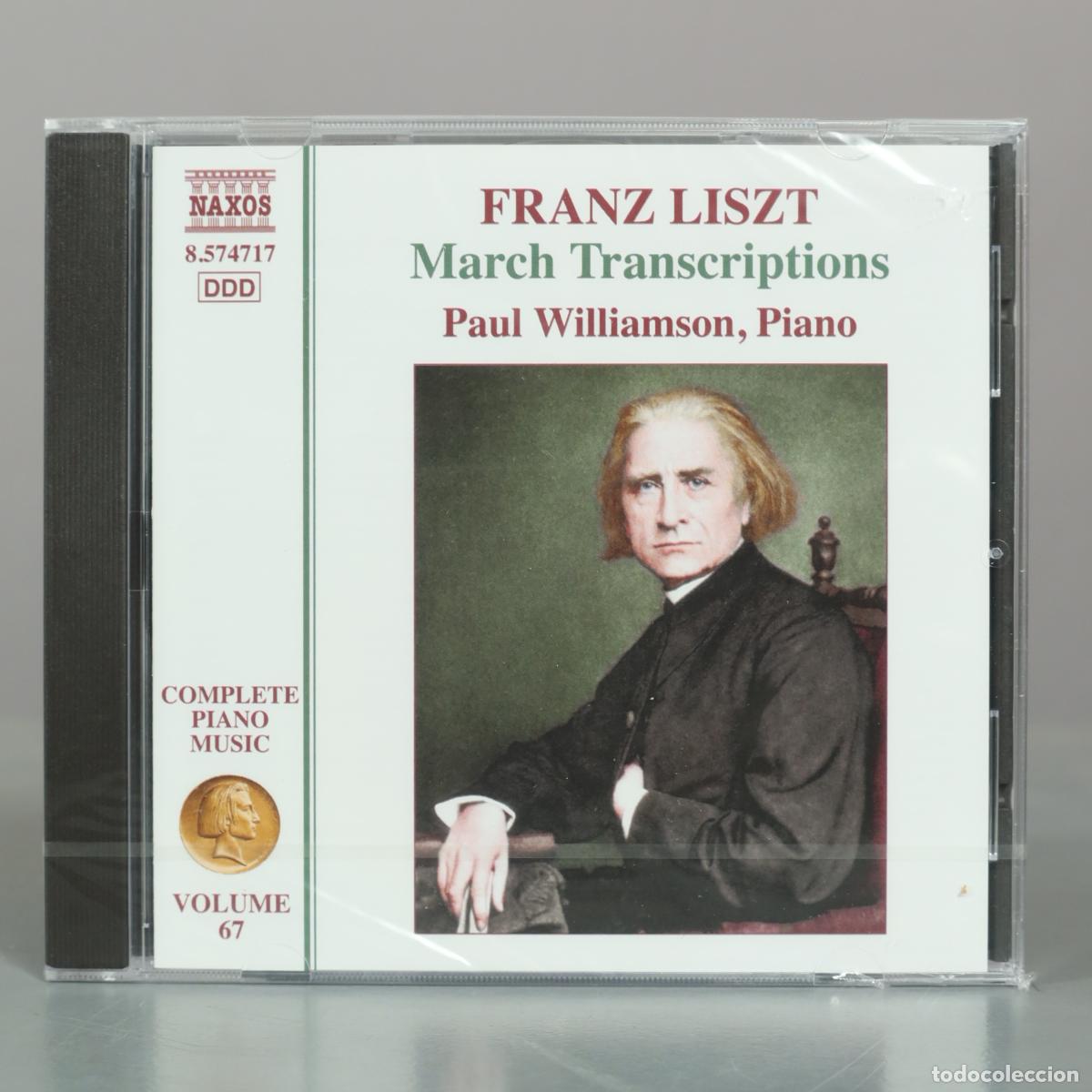 CDs de m&uacute;sica: CD. FRANZ LISZT March Transcriptions Paul Williamson, Piano . PRECINTADO