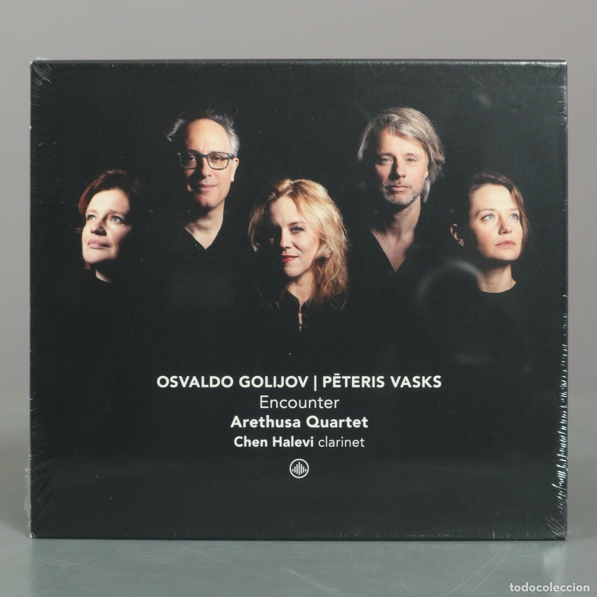 CDs de m&uacute;sica: CD. Encounter - Osvaldo Golijov, Pēteris Vasks, Arethusa Quartet, Chen Halevi . PRECINTADO