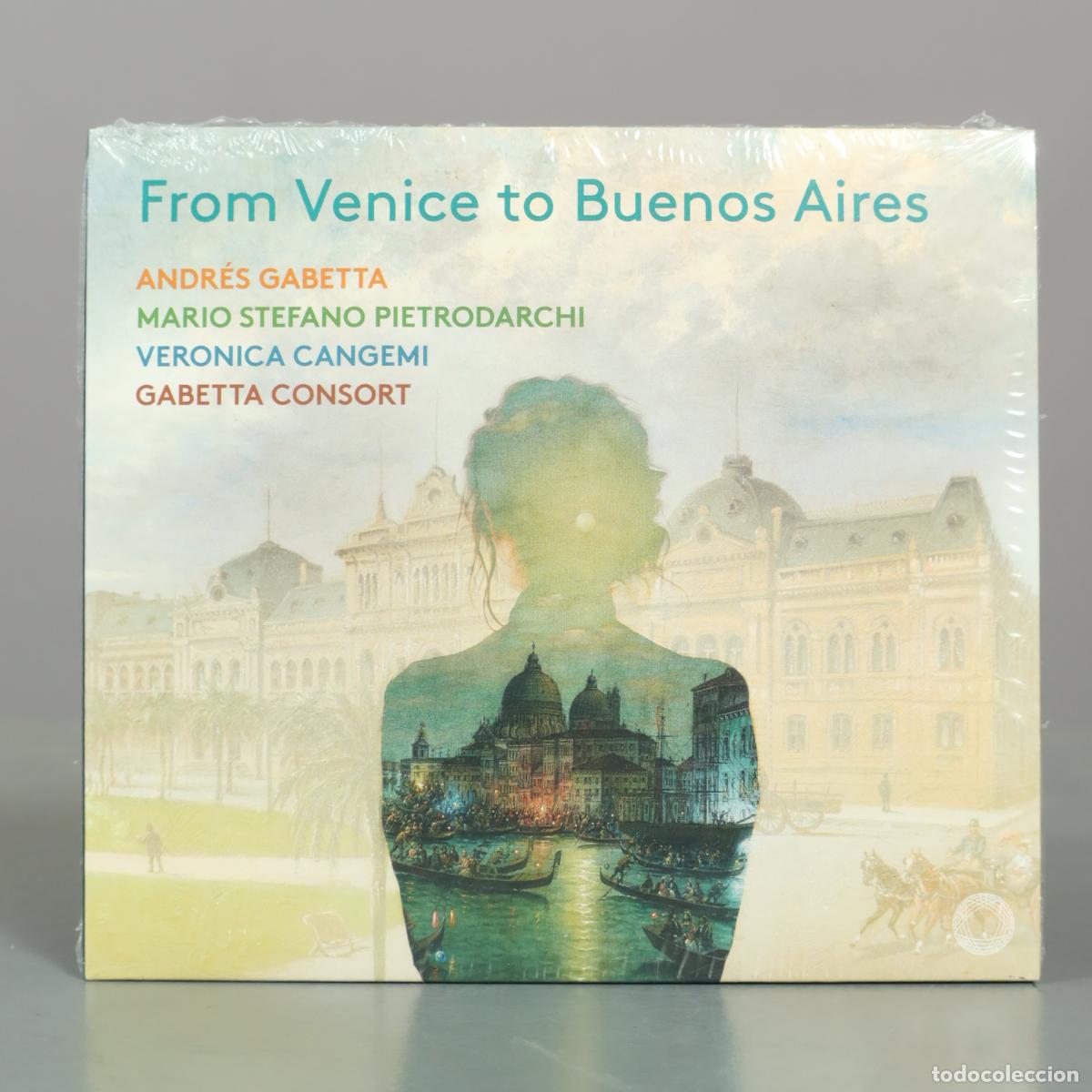 CDs de m&uacute;sica: CD. From Venice to Buenos Aires - Andr&eacute;s Gabetta, Mario Stefano Pietrodarchi, Veronica . PRECINTADO