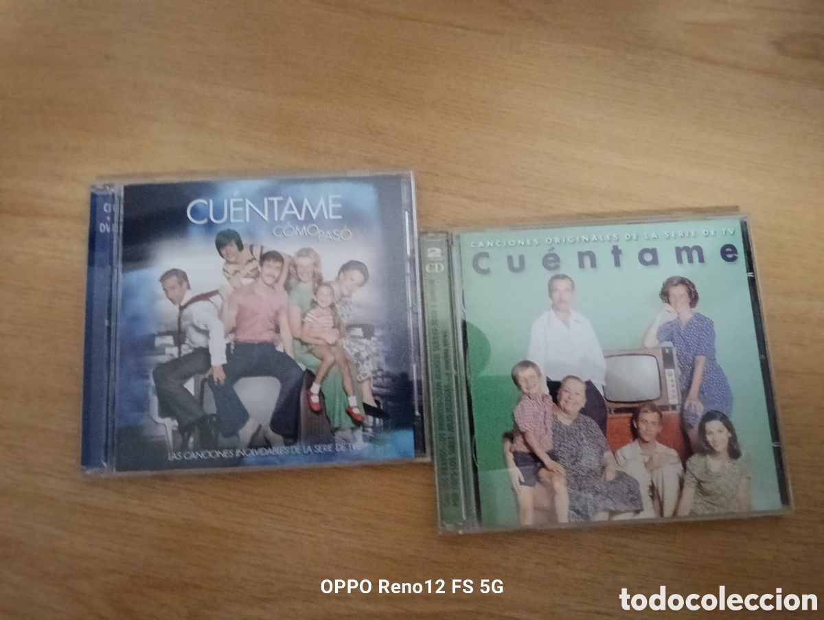 CDs de m&uacute;sica: Dos CDs de Cu&eacute;ntame C&oacute;mo Pas&oacute;