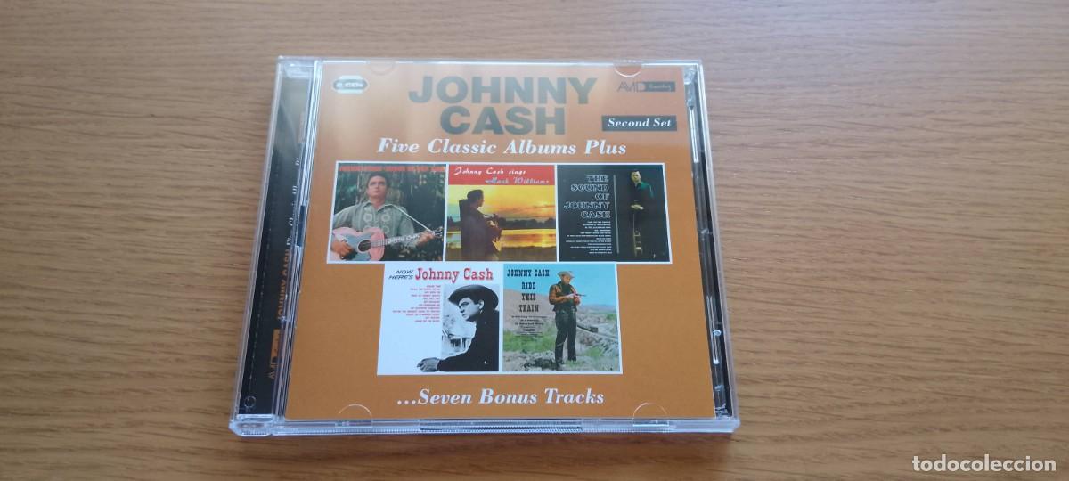 CDs de m&uacute;sica: Johnny Cash &ndash; Five Classic Albums Plus - Second Set. 2 CDs