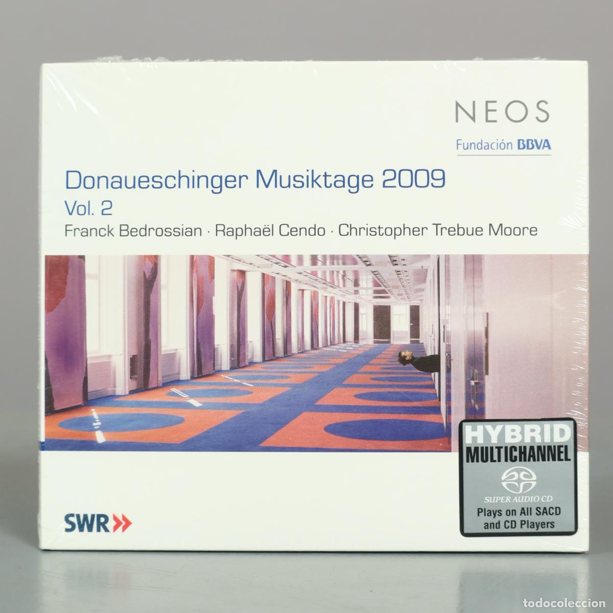 CDs de m&uacute;sica: CD. Donaueschinger Musiktage - Franck Bedrossian, Rapha&euml;l Cendo, Christopher Trebue . PRECINTADO
