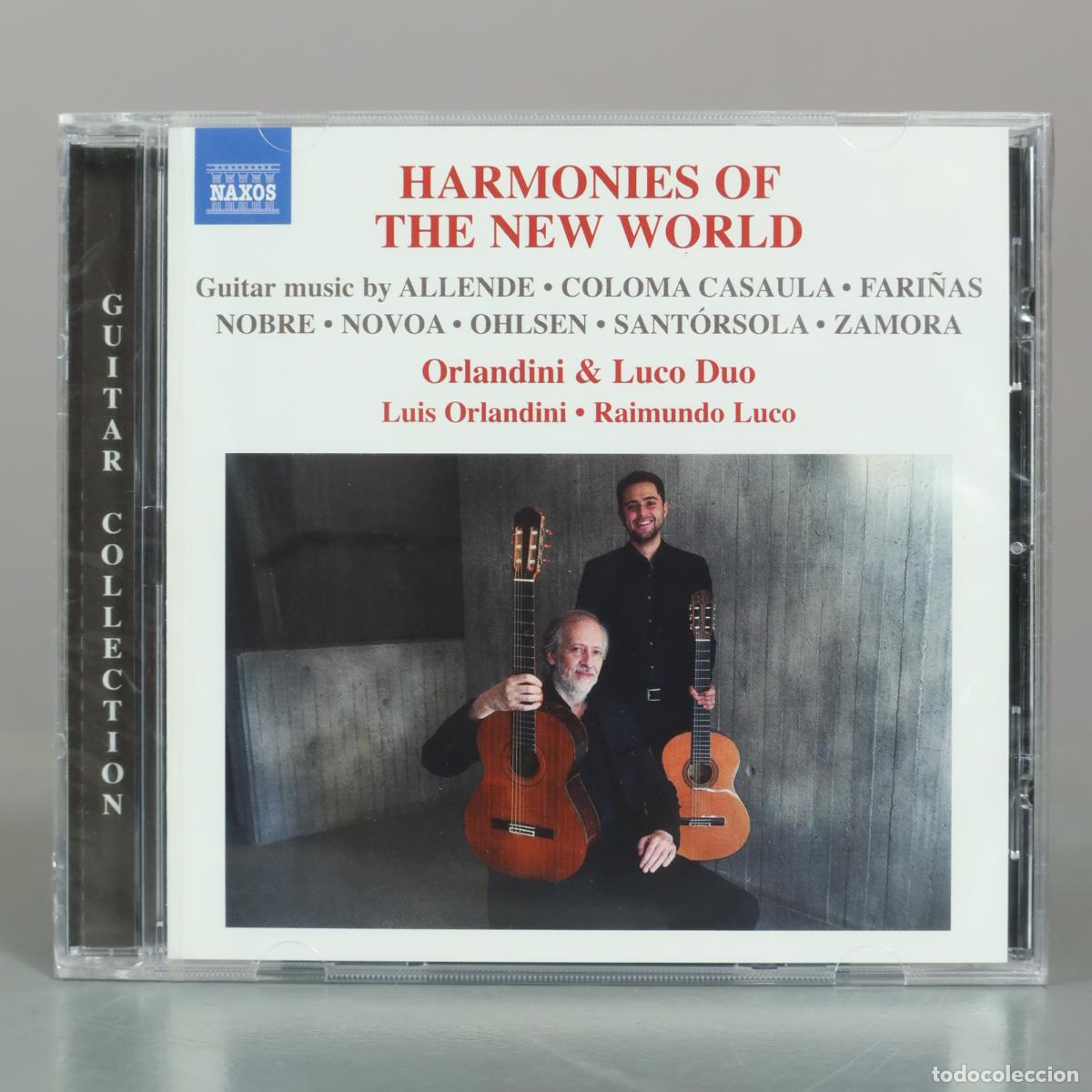 CDs de m&uacute;sica: CD. Harmonies of the New World - Orlandini & Luco Duo, Luis Orlandini, Raimundo Luco, . PRECINTADO