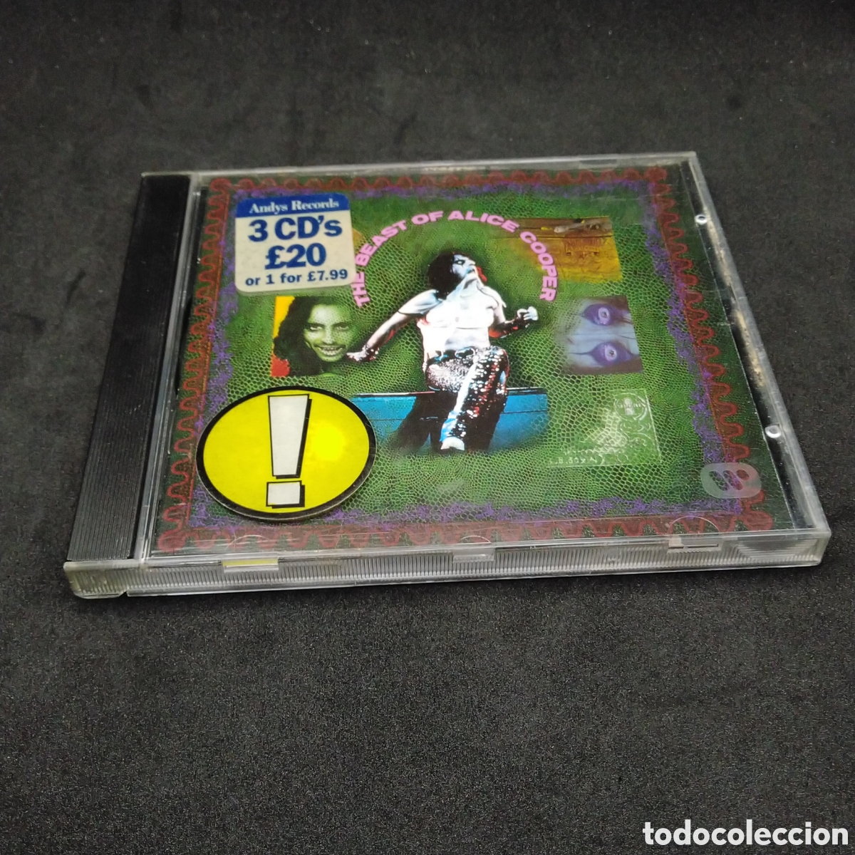 CDs de m&uacute;sica: ALICE COOPER - THE BEAST OF ALICE COOPER - CD - 1989 - DISCO VERIFICADO