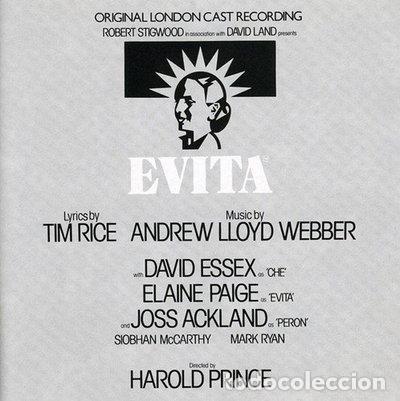 CDs de m&uacute;sica: Evita: Original London Cast Recording- 5011781352726