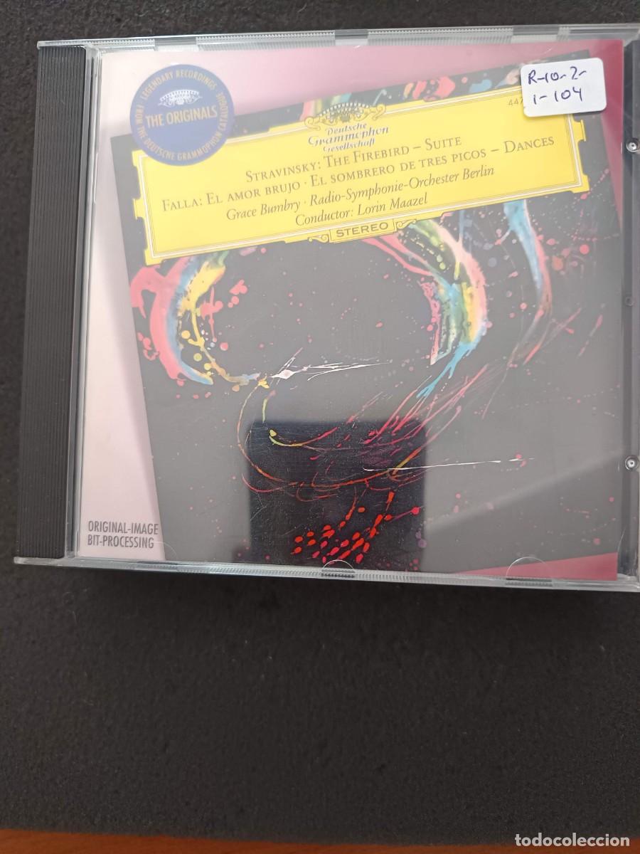 CDs de m&uacute;sica: STRAVINSKY: THE FIREBIRD - SUITE / FALLA: EL AMOR BRUJO. EL SOMBRERO DE TRES PICOS - DANCES. DIR: L