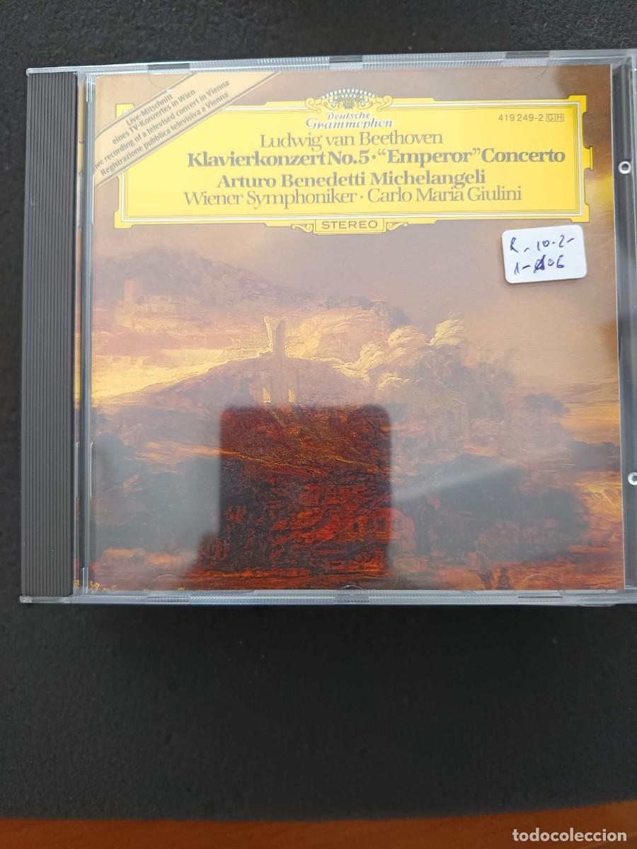 CDs de m&uacute;sica: BEETHOVEN: KLAVIERKONZERT N&ordm; 5 &rdquo;EMPEROR&rdquo;. PIANO: ARTURO BENEDETTI MICHELANGELI. DIR: CARLO MARIA GIU