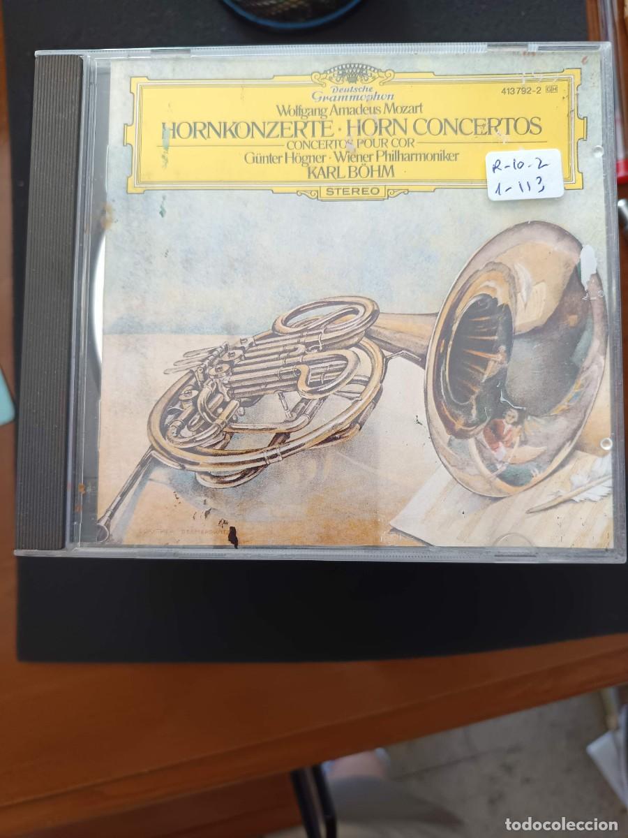 CDs de m&uacute;sica: MOZART: HORNKONZERTE / HORN CONCERTOS. DIR: KARL B&Ouml;HM. CUERNO: G&Uuml;NTER H&Ouml;GNER. WIENER PHILHARMONIKER