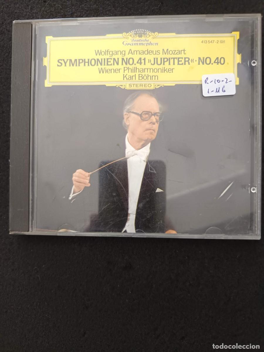 CDs de m&uacute;sica: MOZART: SYMPHONIEN N&ordm;S 41 (JUPITER) & 40. DIR: KARL B&Ouml;HM. WIENER PHILHARMONIKER