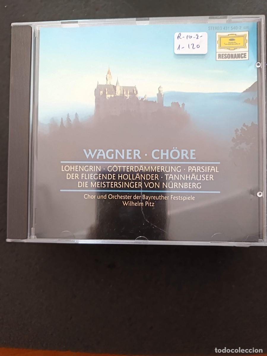 CDs de m&uacute;sica: WAGNER. CH&Ouml;RE: LOHENGRIN, G&Ouml;TTERD&Auml;MMERUNG, PARSIFAL, DER FLIEGENDE HOLL&Auml;NDER, TANNH&Auml;USER, DIE MESTER