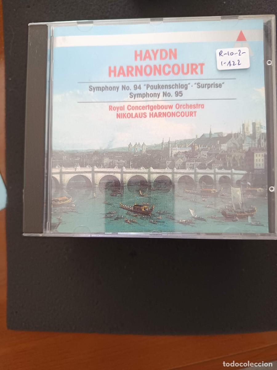 CDs de m&uacute;sica: HAYDN. SYMPHONIES N&ordm;S 94 (PAUKENSCHLAG) & 95. DIR: NIKOLAUS HARNONCOURT. ROYAL CONCERTGEBOURW ORCHES