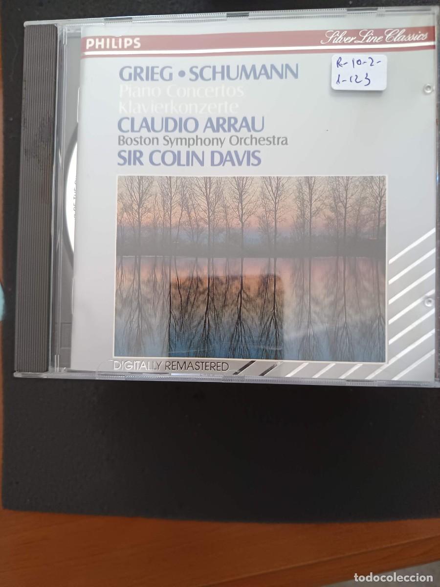 CDs de m&uacute;sica: GRIEG / SCHUMANN: PIANO CONCERTOS. DIR: SIR COLIN DAVIS. PIANO: CLAUDIO ARRAU. BOSTON SYMPHONY ORCHE