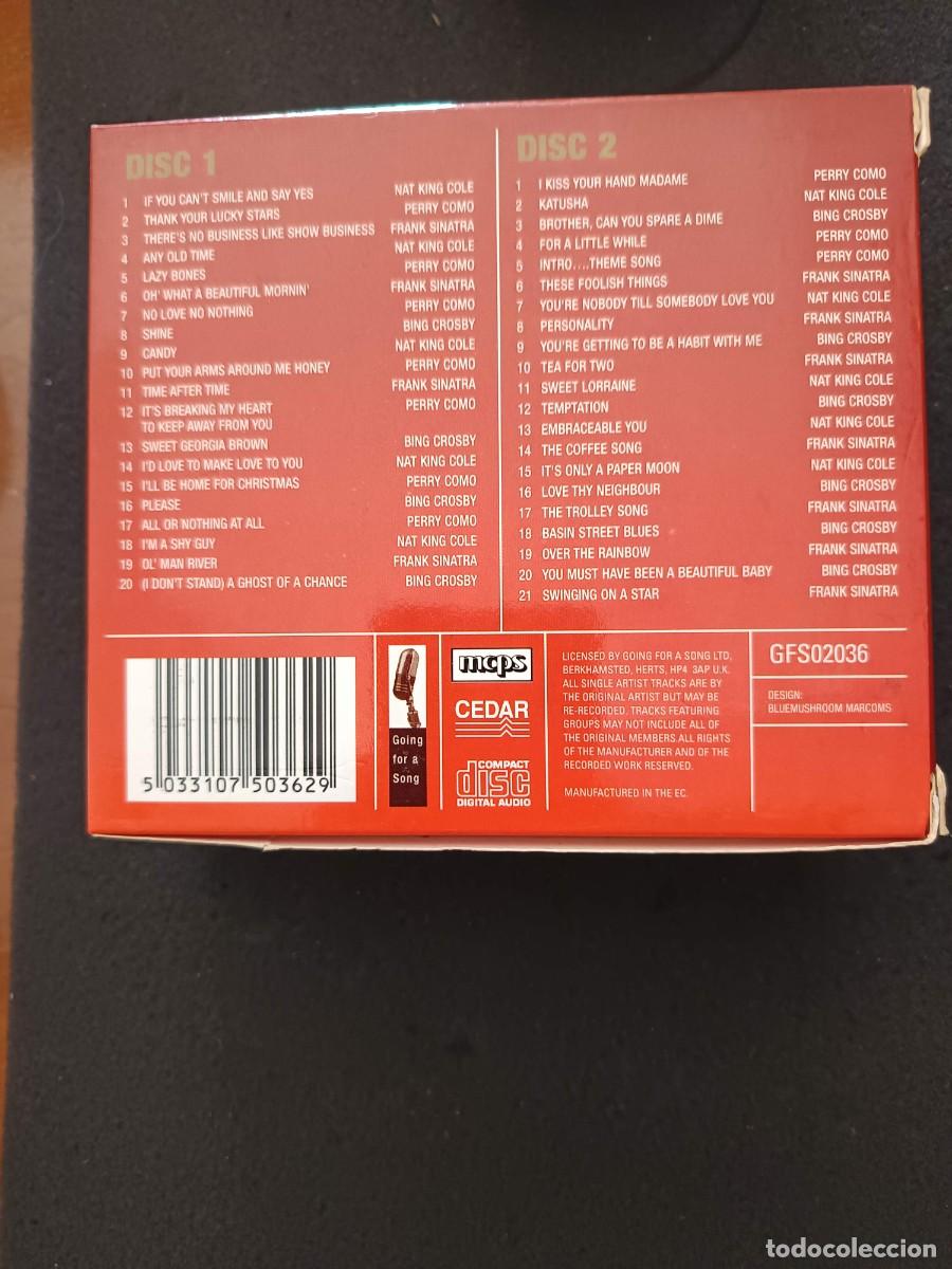 CDs de m&uacute;sica: 2 CD. THE ULTIMATE SINATRA, CROSBY, COMO, COLE - Foto 2