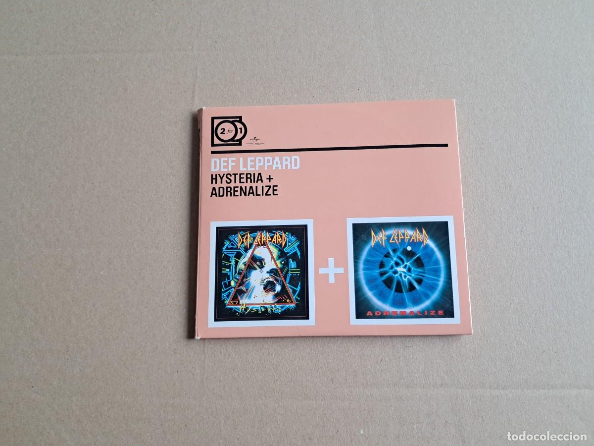 CDs de m&uacute;sica: DEF LEPPARD - HYSTERIA + ADRENALIZE DOBLE CD DIGIPACK 2009