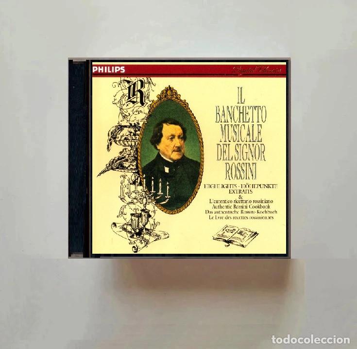 CDs de m&uacute;sica: ROSSINI. IL BANCHETTO MUSICALE. HIGHLIGHTS. MUSICA CLASICA. CD.
