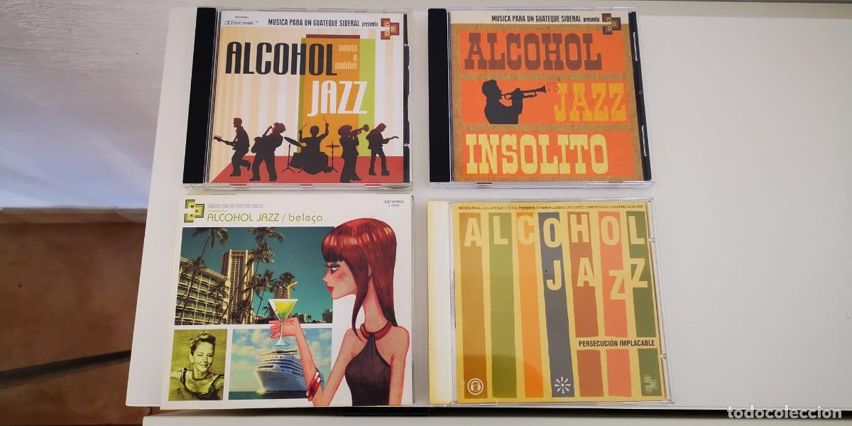 CDs de m&uacute;sica: Alcohol Jazz - Lote 4CDs