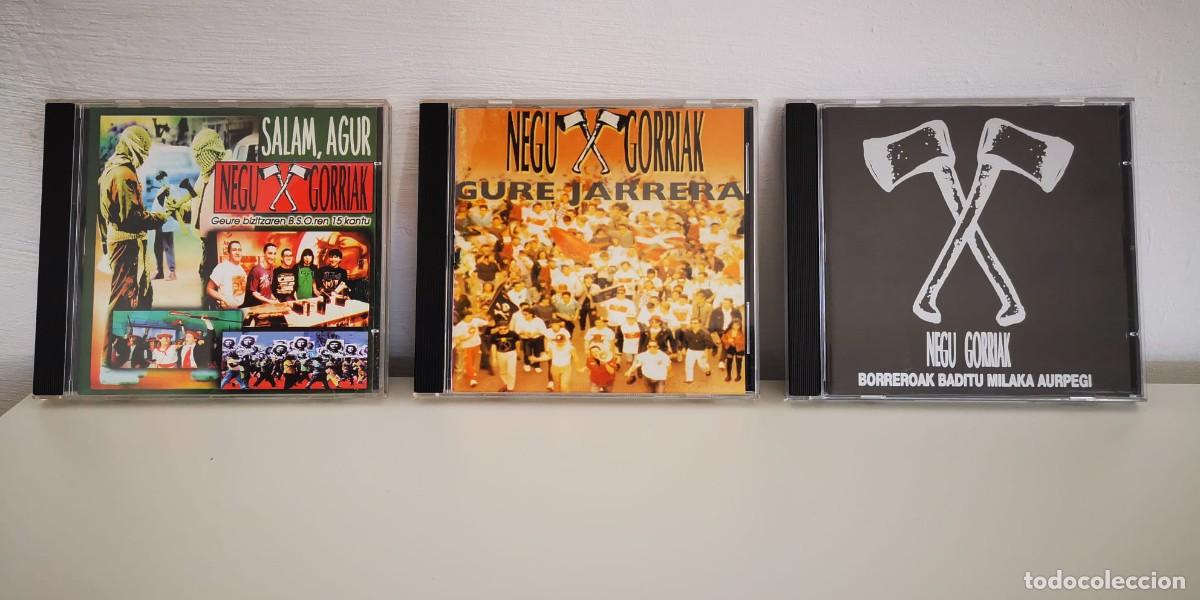CDs de m&uacute;sica: Negu Gorriak, lote 3 CDs
