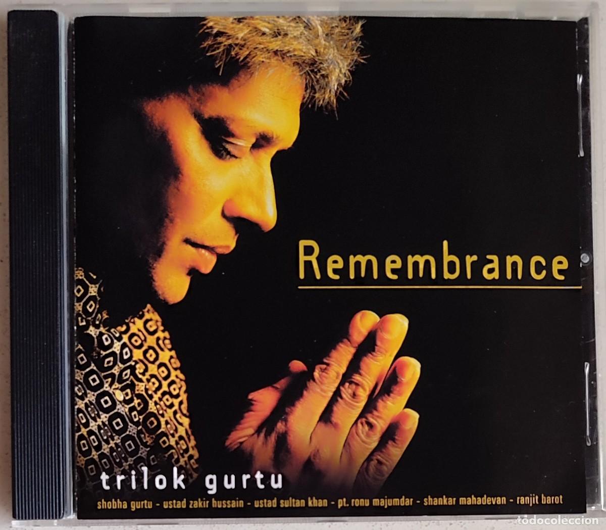 CDs de m&uacute;sica: TRILOK GURTU - REMEMBRANCE (CD) 2002 - 11 TEMAS