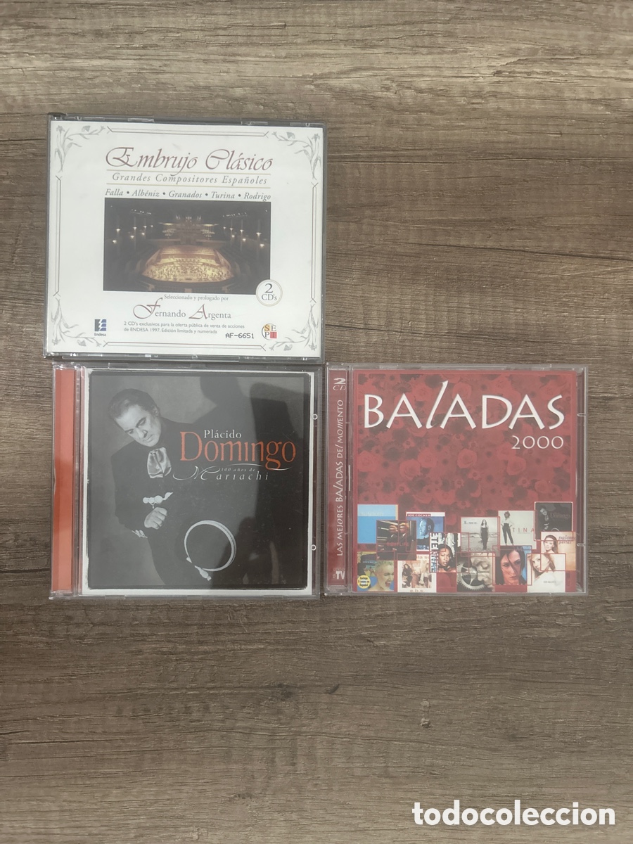 CDs de m&uacute;sica: Pl&aacute;cido Domingo Baladas cl&aacute;sico