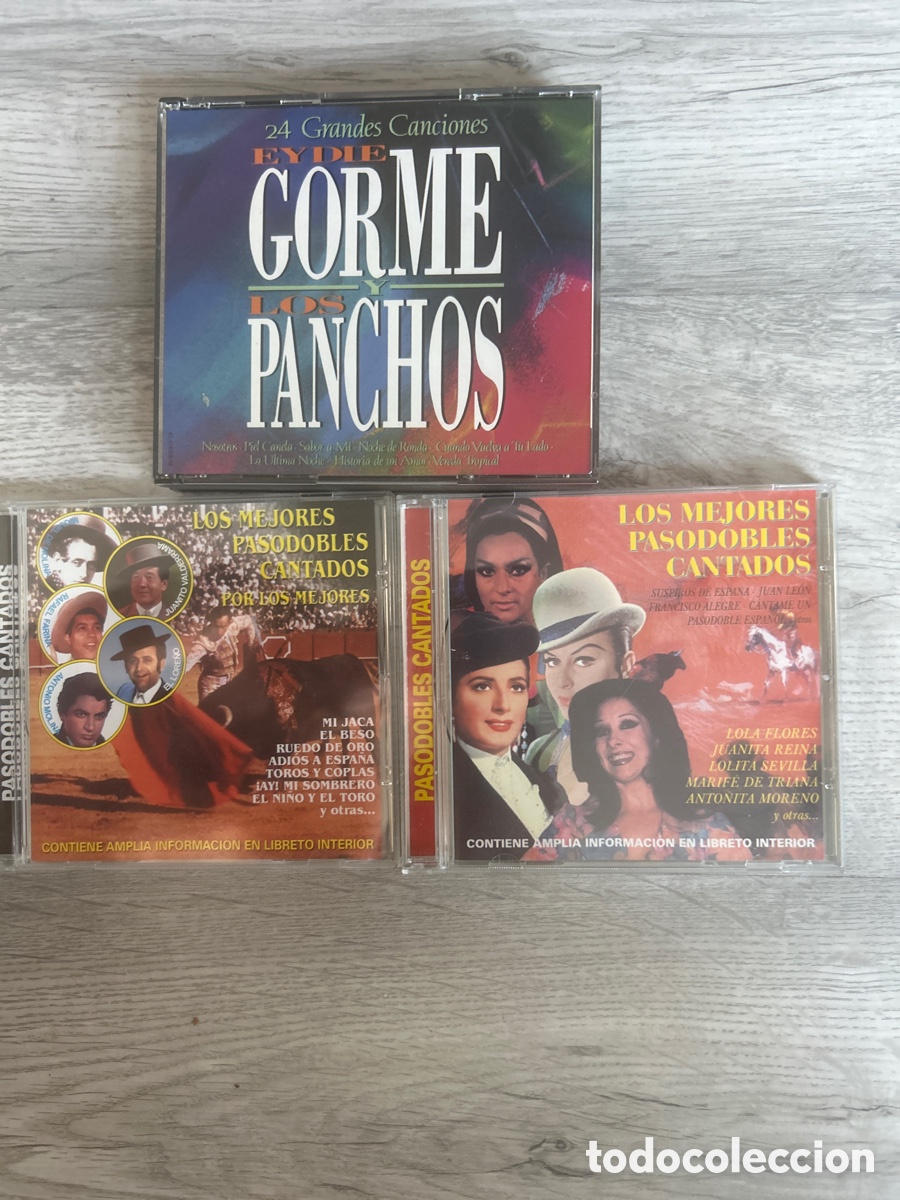 CDs de m&uacute;sica: Pasodoble y los panchos