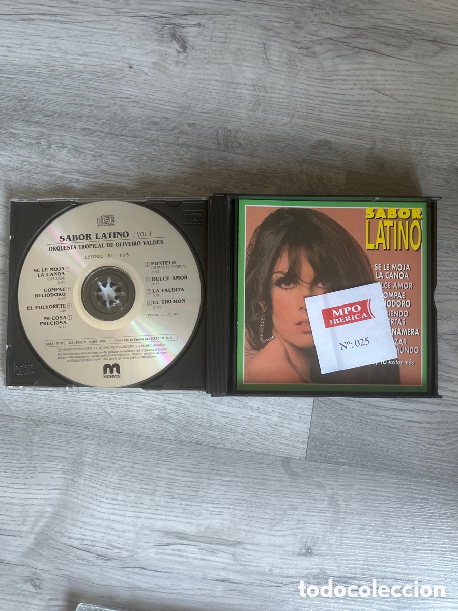 CDs de m&uacute;sica: Sabor Latino doble CD