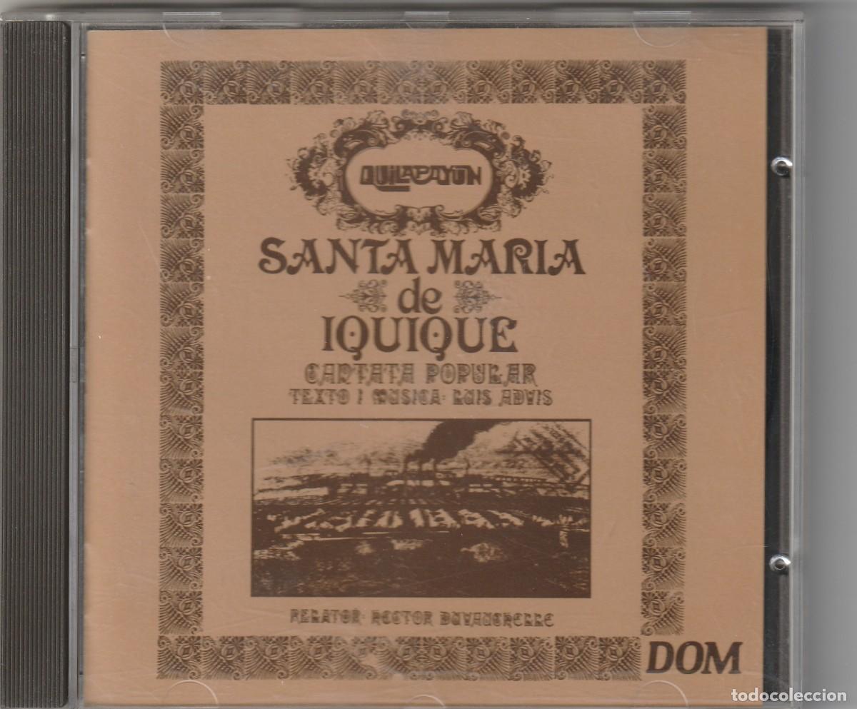 CDs de m&uacute;sica: QUILAPAYUN - SANTA MARIA DE IQUIQUE (CD DOM 1991 FRANCIA)