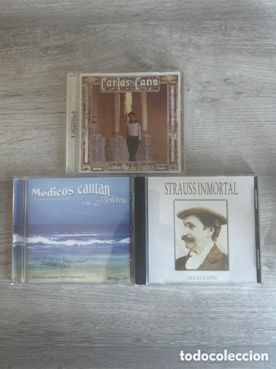 CDs de m&uacute;sica: Carlos cano m&eacute;dicos canta stratuss