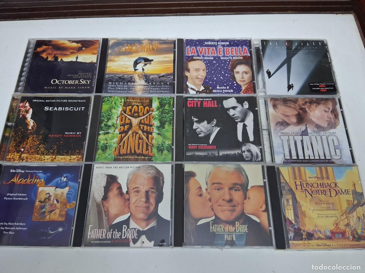CDs de m&uacute;sica: LOTE DE 12 BANDAS SONORAS (VER FOTOS)